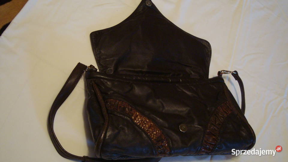 Torebka damska z naturalnej skóry piękna Moda i Styl Warszawa sprzedam