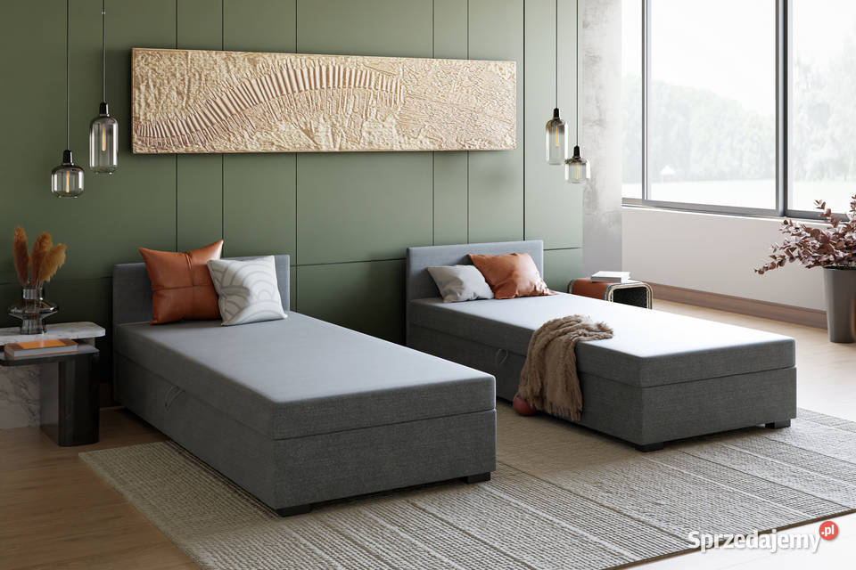 WYTRZYMAŁE I TANIE Łóżko pojedyncze tapczan sofa Łóżka Grójec