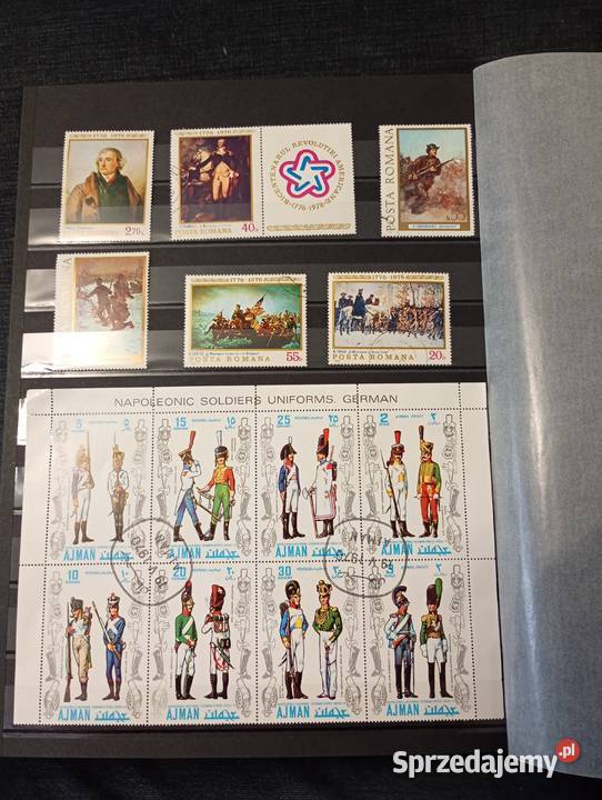 Album klaser ze starymi znaczkami pocztowymi łódzkie Łowicz sprzedam