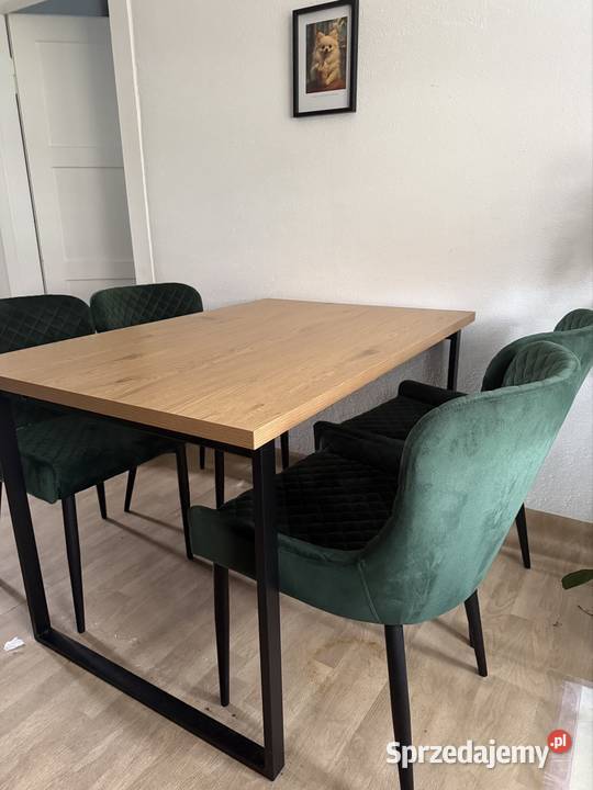 Stół zestaw 4 stylowych krzeseł JYSK Opole