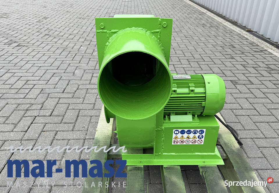 Wentylator do odciągu trocin wyciąg 3kW pomorskie Sierakowska Huta sprzedam