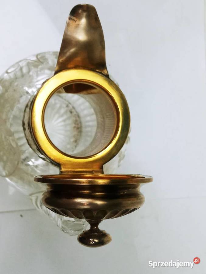 Dzbanek na Wino Srebro pr 950 Karafka Kryształ Nowa Sól