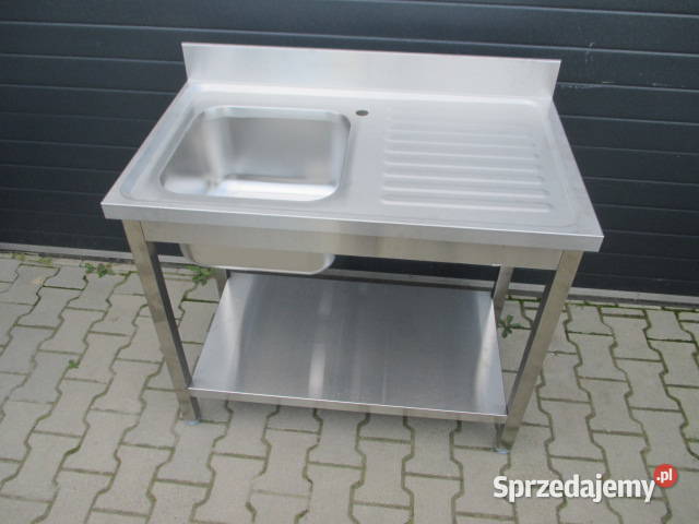 Zlew Gastronomiczny 1 Komorowy Z Półką 1006085 Gastronomia Ostrów Wielkopolski
