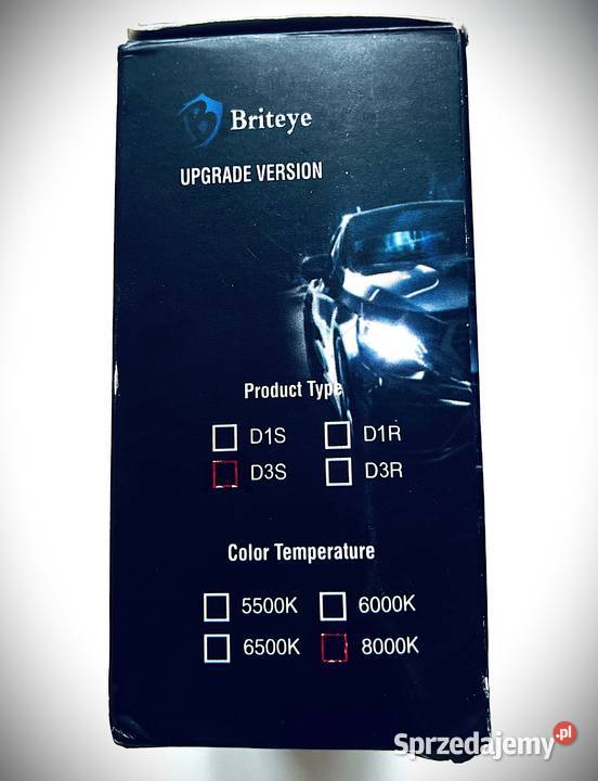 Żarniki ksenonowe D3S 8000K Briteye HID Xenon Szydłowiec sprzedam