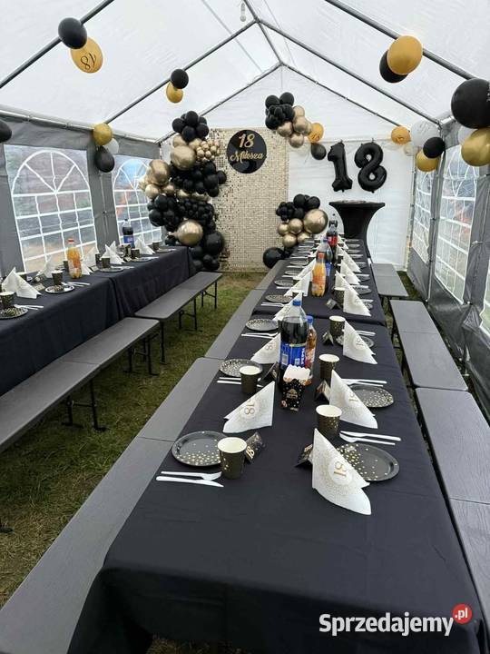 Pawilony namioty imprezowe wynajem Polter Budzyń