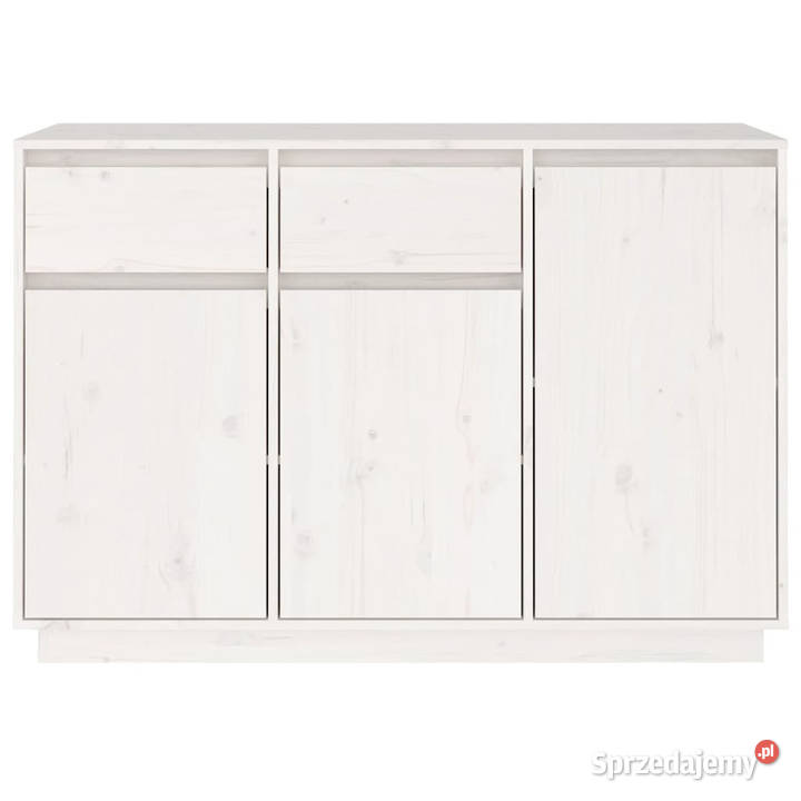 Szafka biała 110x34x75 lite drewno sosnowe Warszawa