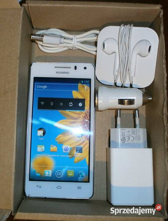 HUAWEI HONOR 2 DUŻY BIAŁY KOMPLET