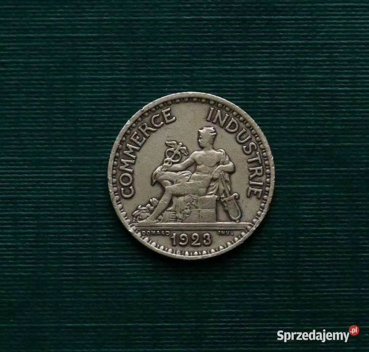 FRANCJA 1 frank 1923r śląskie Gliwice