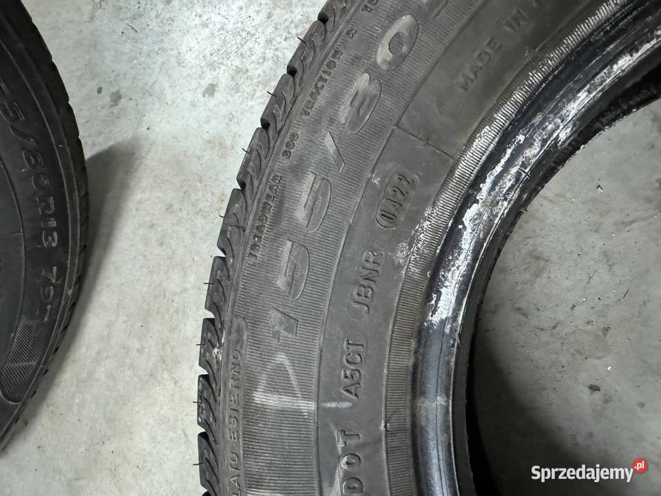Opony 15580 R13 Fiat Panda 4 sztuki Fulda 2022 13cale Dąbrowa Górnicza