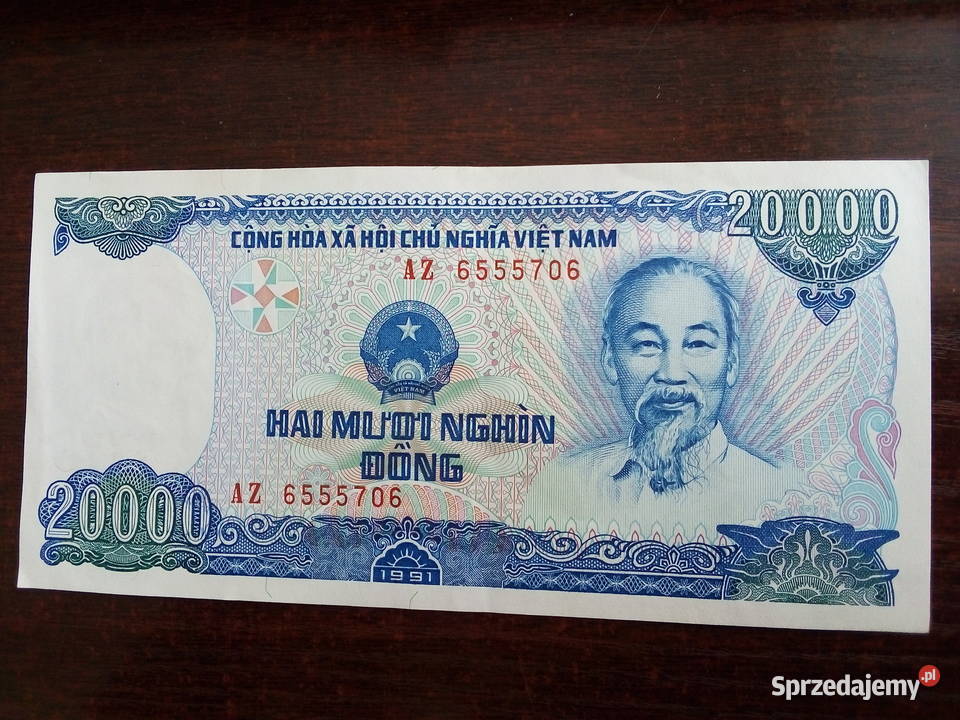 Banknot 20000 dong Wietnam Płońsk