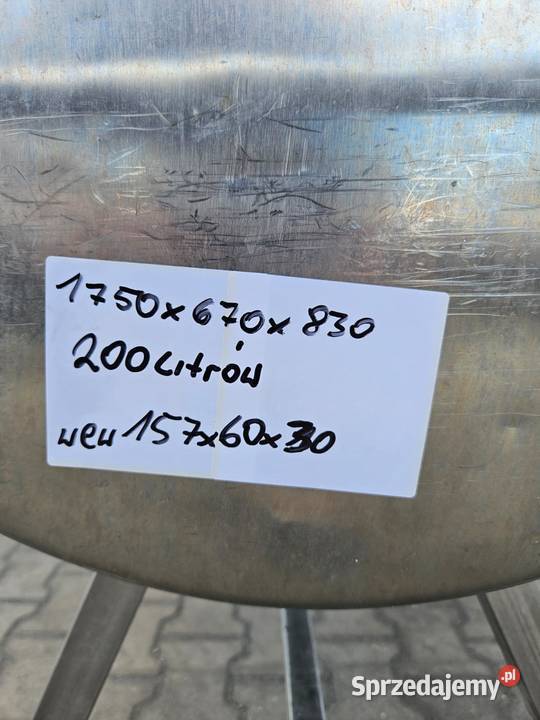 Wanna masarska 1750x670x830 wielkopolskie Krotoszyn