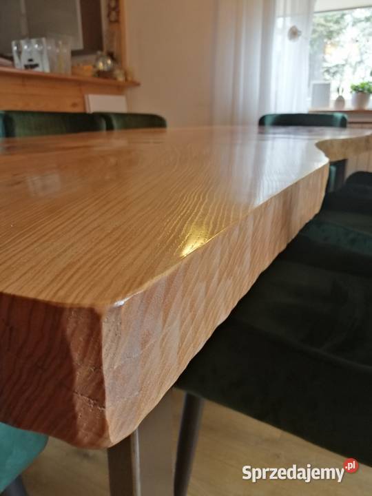 stół monolit 260x104x7z jednej dechy jesionu mazowieckie