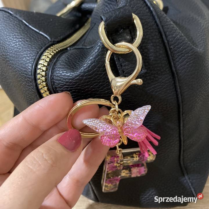 Brelok do torebki z literą F Ozdoby Kielce