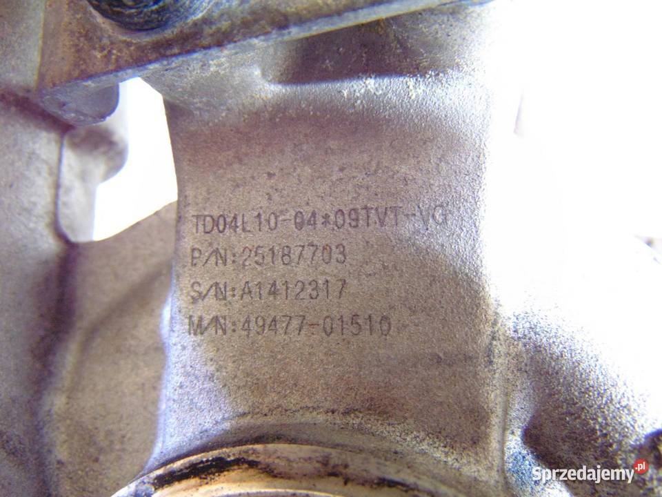 TURBINA OPEL CHEVROLET 20 4947701510