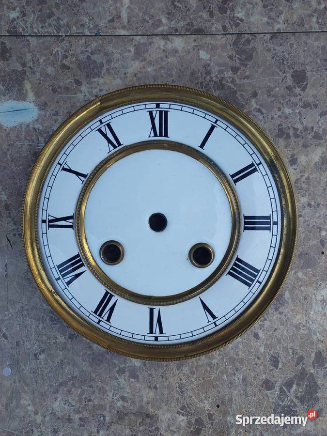 716 Tarcza starego zegara ściennego 145 4829 tzw Tczew