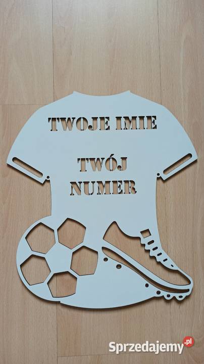 Dekoracja Ścienna Koszulka Piłkarska Imienna