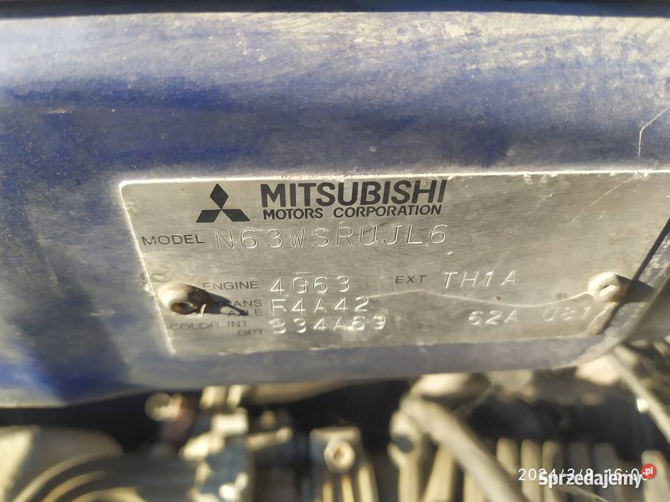 sprzedam samochód na części Mitsubishi Space osobowe Milicz