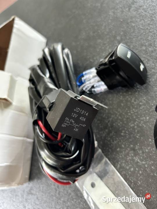 Klakson 12V 510 Hz 60B instalacja przekaźnik i osobowe świętokrzyskie Ostrowiec Świętokrzyski