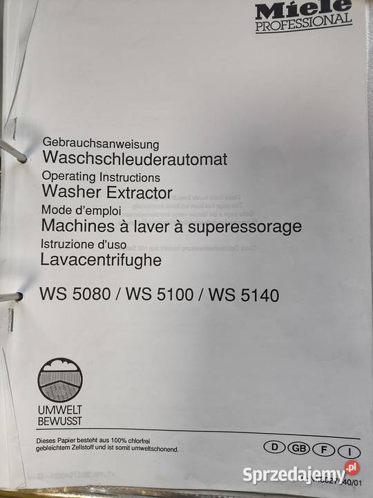 pralnicowirówka Miele WS5080EL Kęty