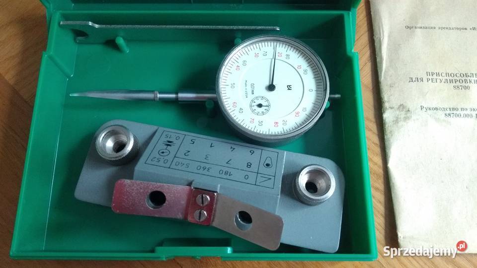 Czujnik zegarowy CCCP USSR 001mm urządzenie do