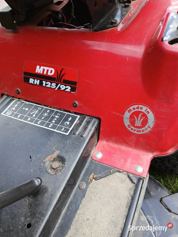 Traktorek kosiarka MTD RH 12592 Zagrodno sprzedam