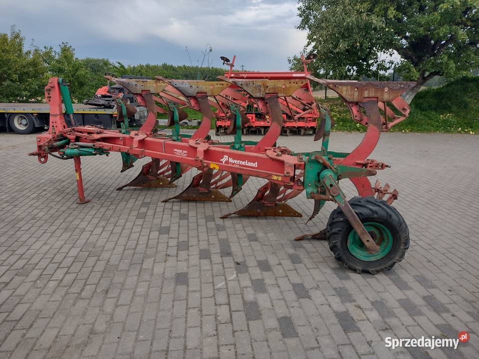 Pług 4skibowy obrotowy kverneland zabezpieczenia Sośno
