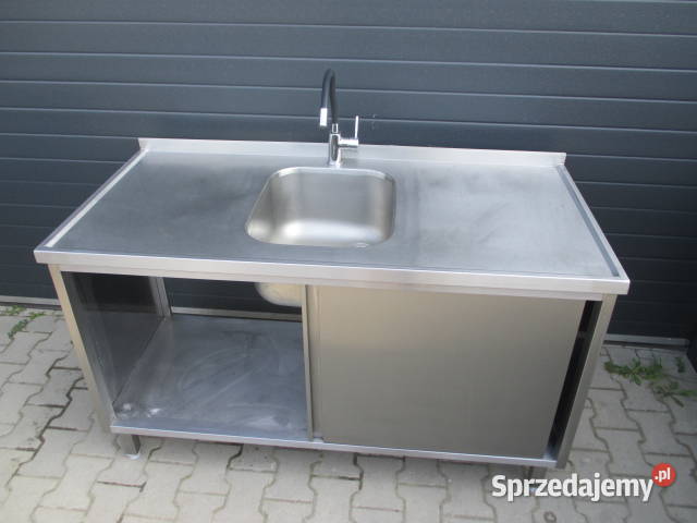 Zlew Gastronomiczny 1 Komorowy Drzwi Suwane Gastronomia