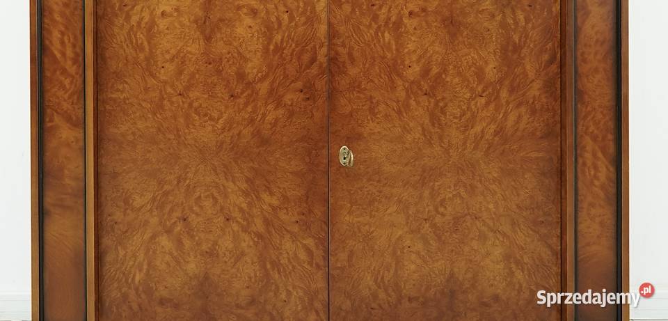 Zabytkowa podświetlana witryna art deco Meble Jerka