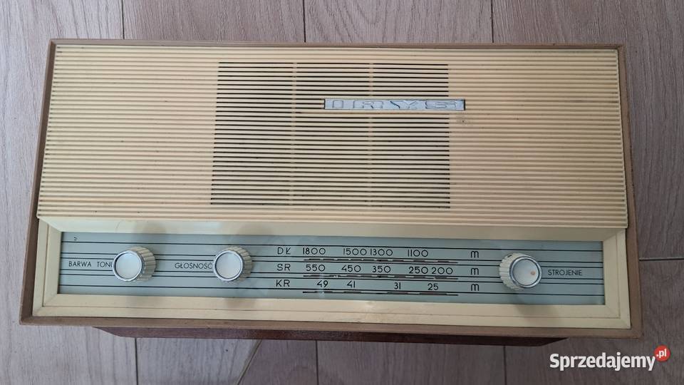 Radio lampowe IRYS PRL VINTAGE oryginał Warszawa