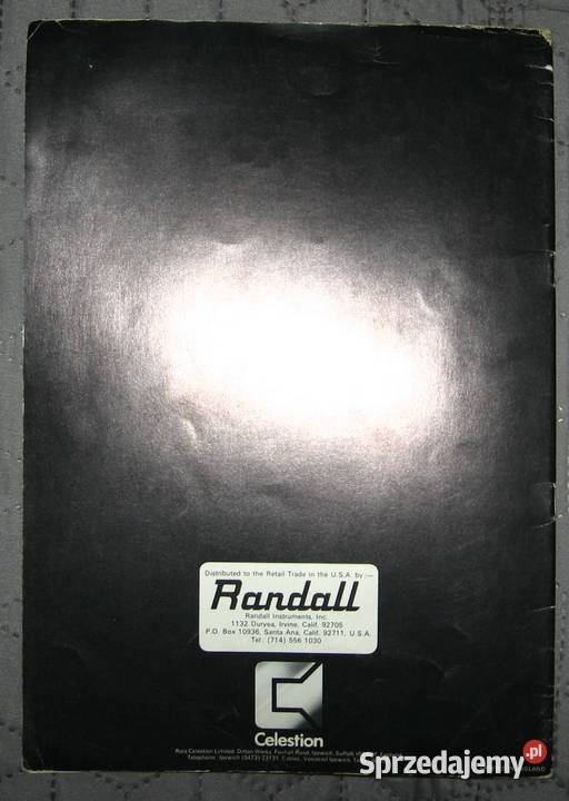 Celestion Power Loudspeakers catalog katalog Kępice