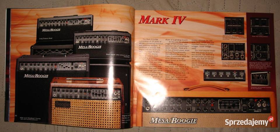 MesaBoogie katalog wzmacniaczy Kępice