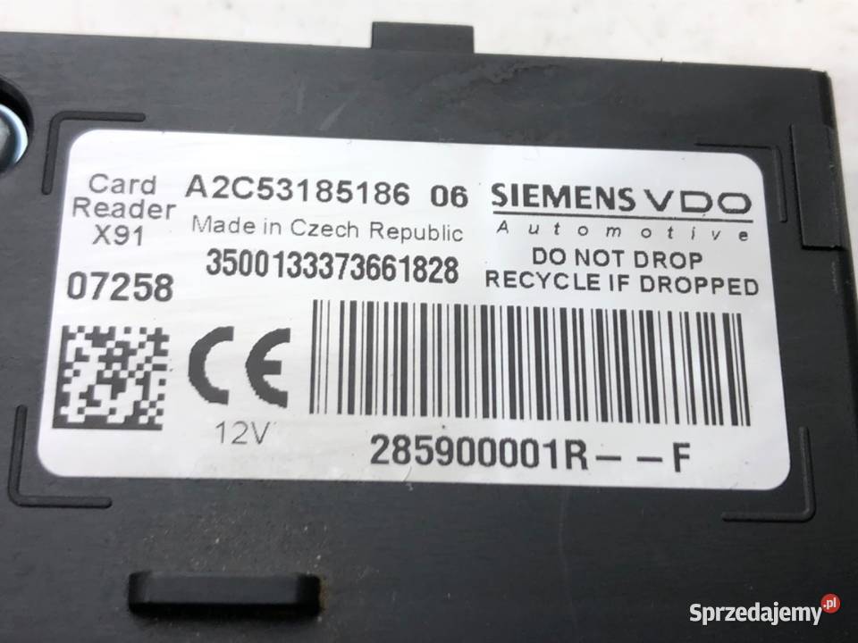 STACYJKA RENAULT LAGUNA III 285900001R 20 140