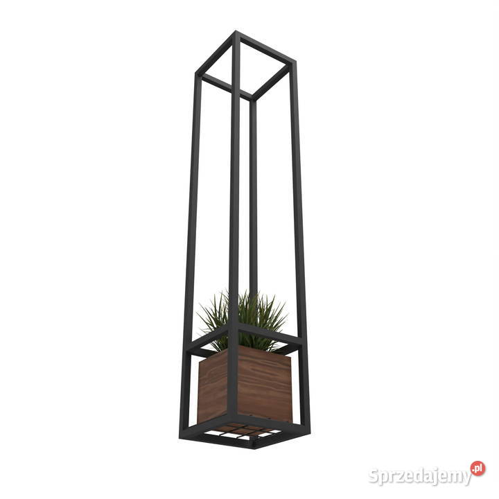 Kwietniki moduły stojącewiszące Ścianka działowa czarny Warszawa