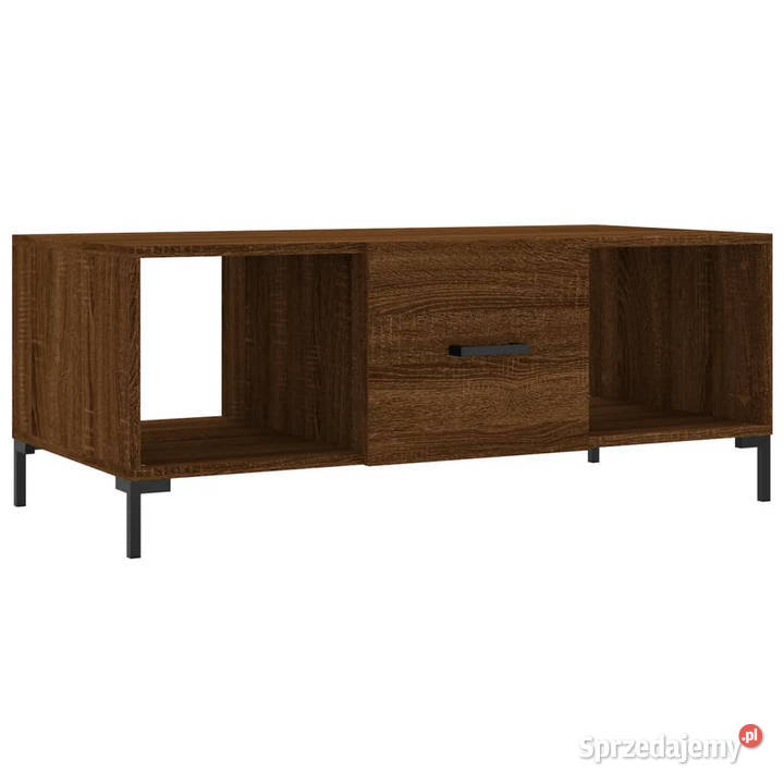 Stolik kawowy brązowy dąb 102x50x40 WM829307 Warszawa