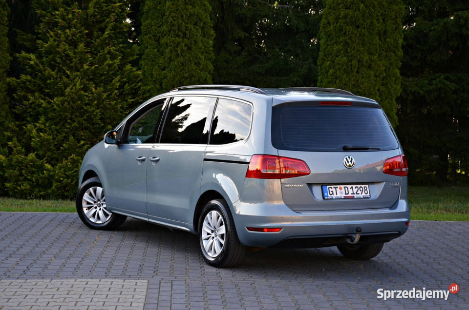 Volkswagen Sharan 20 TDI 140 DSG Super Stan Auto elektryczne lusterka Ostrów Mazowiecka