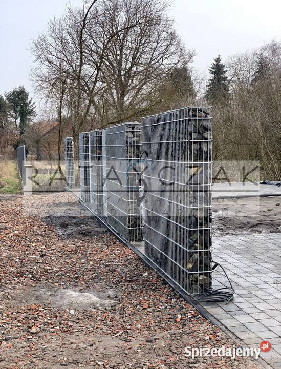 Słupek gabionowy 160x40x40 komplet cynk ogniowy Gdańsk