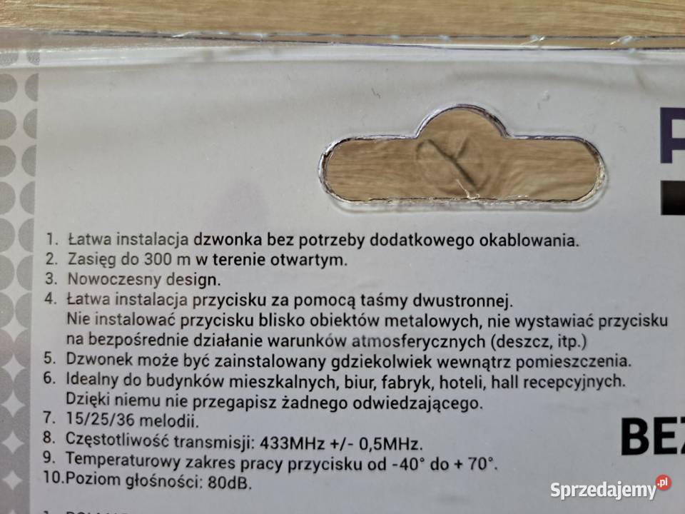 Dzwonek Bezprzewodowy Polmark Presto Profesional mazowieckie Radom