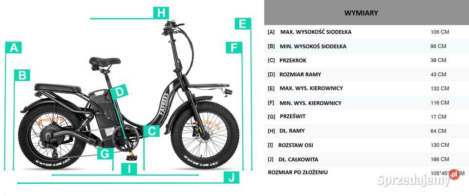 NOWOŚĆ Fafrees F20 X fat ebike 750W 30Ah 200 150 Tarnobrzeg