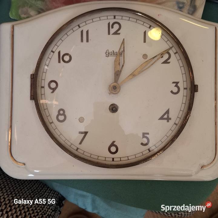 Zegar ścienny Niemiecki lata 50 Lubin