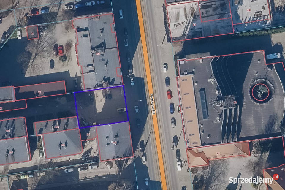 Działka inwestycyjna Piotrkowskiej MPZP 5k 24m Łódź sprzedam