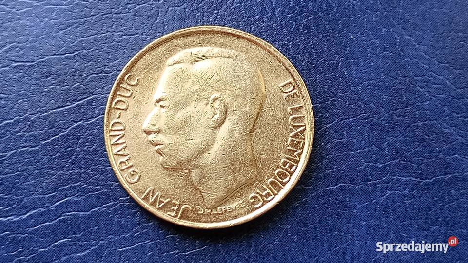 Stare monety 5 frank 1990 Luksemburg Lesko