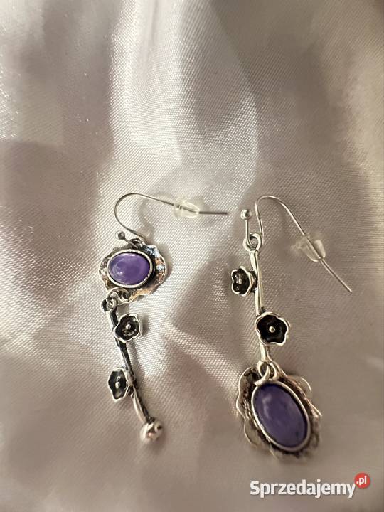 zestaw srebrnych kolczyków Dąbrowa Górnicza