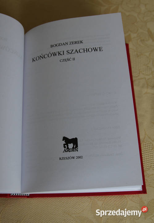Końcówki szachowe cz I II III Bogdan Zerek Toruń