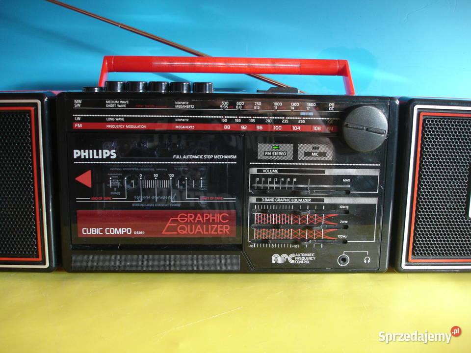 Radiomagnetofon PHILIPS CUBICCOMPO D8264 Zielona Góra