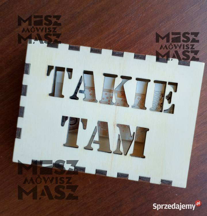 Pudełko na kasę hajs pieniądze Mikołaja Racot