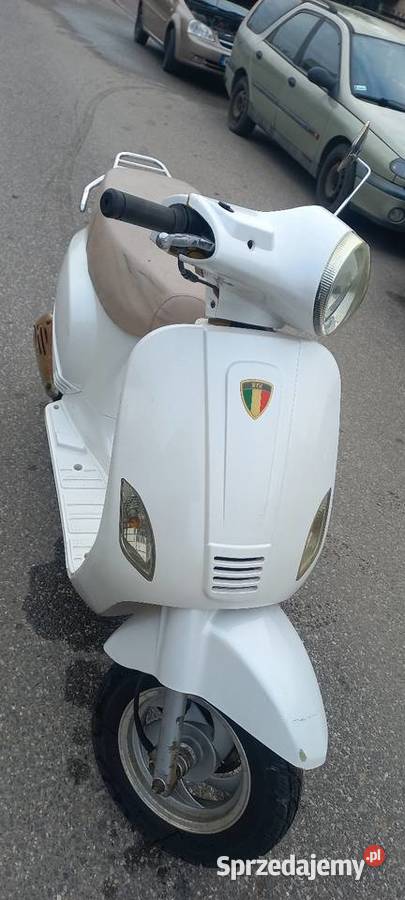 LA SURIS ładny biały kolor gażnik Vespa Zadbany Skaryszew