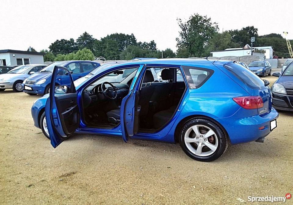 Na sprzedaż Mazda 3 niebieski 3 Strzegom
