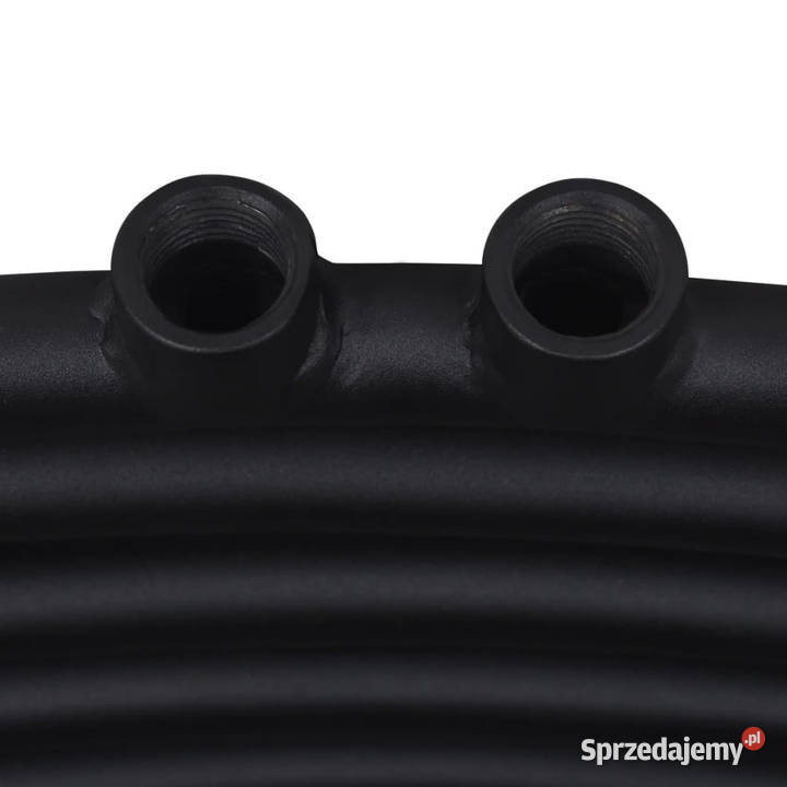 Grzejnik łazienkowy wygięty 500 x 764 mm czarny Pozostałe sprzedam
