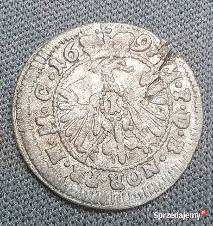 1 krajcar 1697 Brandenburg Ansbach Wałbrzych