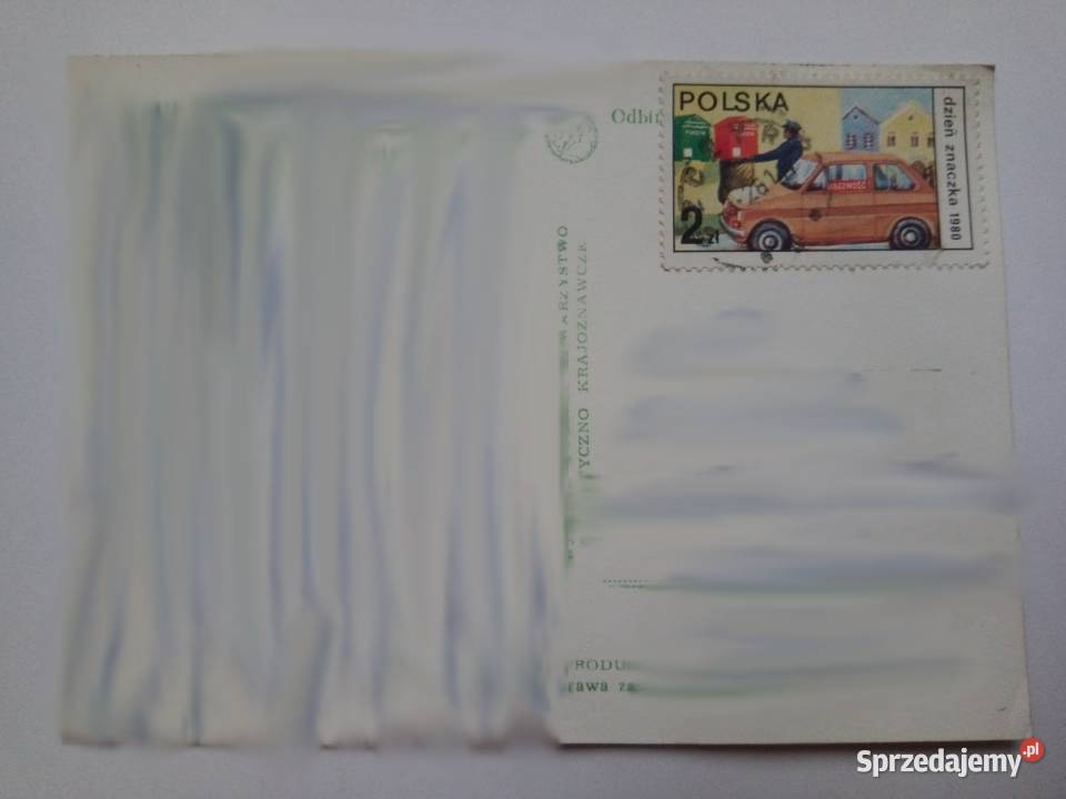 Pocztówka Mała Jaworzyna 1981r Znaczek Dąbrowa Górnicza